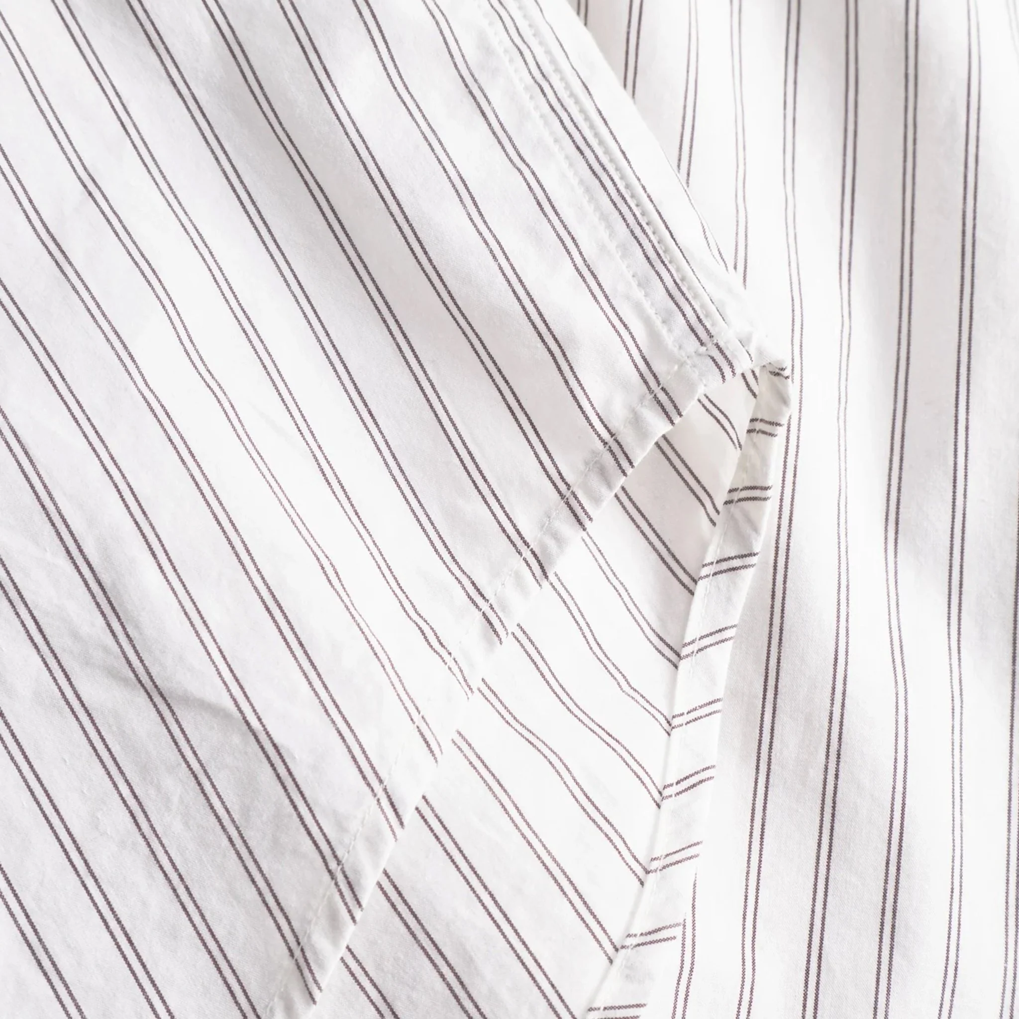 Norse Projects Algot Poplin Stripe Shirt Ecru Stripe - Image 5