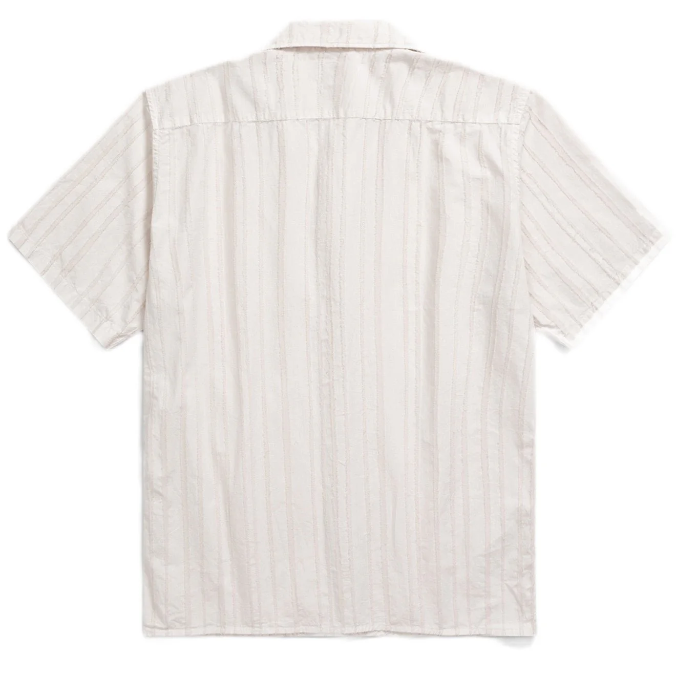 Norse Projects Carston Stripe SS Shirt Marble White - Image 2