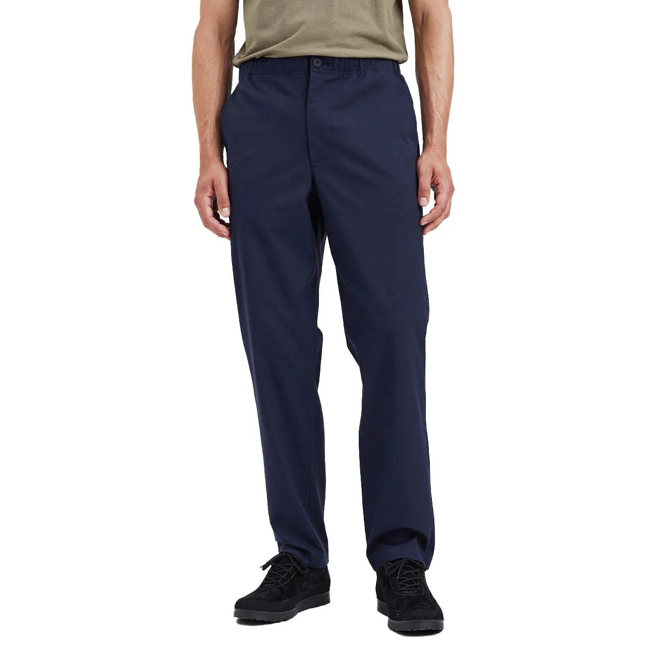 Norse Projects Ezra Relaxed Solotex Twill Trouser Dark Navy - Image 3