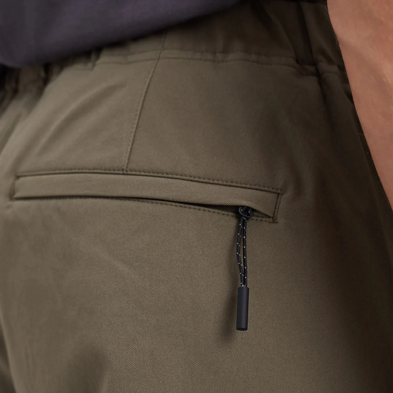 Norse Projects Ezra Relaxed Solotex Twill Trouser Sediment Green - Image 4
