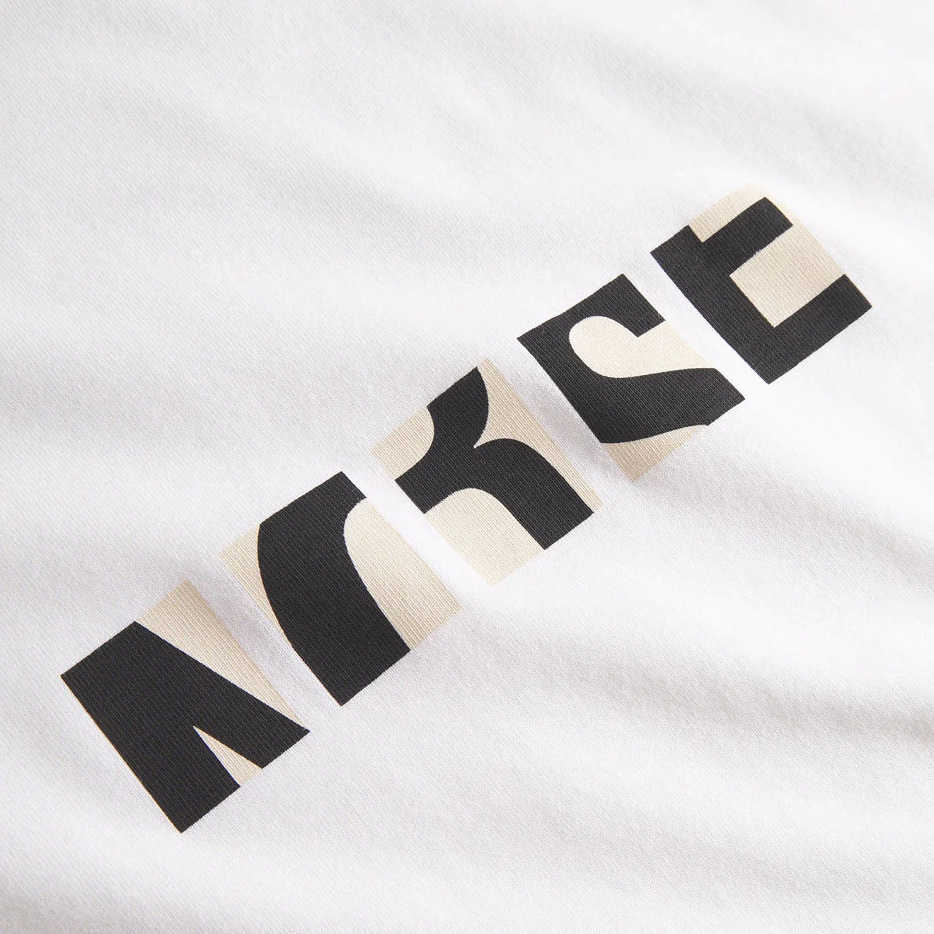 Norse Projects Johannes Organic NORSE Zoom Print T-shirt White - Image 2