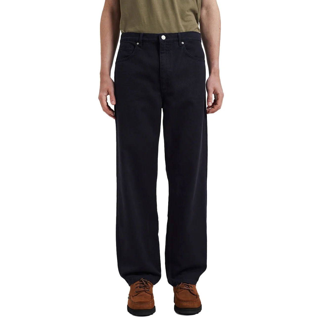 Norse Projects Mogens Relaxed 5 Pocket Heavy Twill Dark Navy - Image 3
