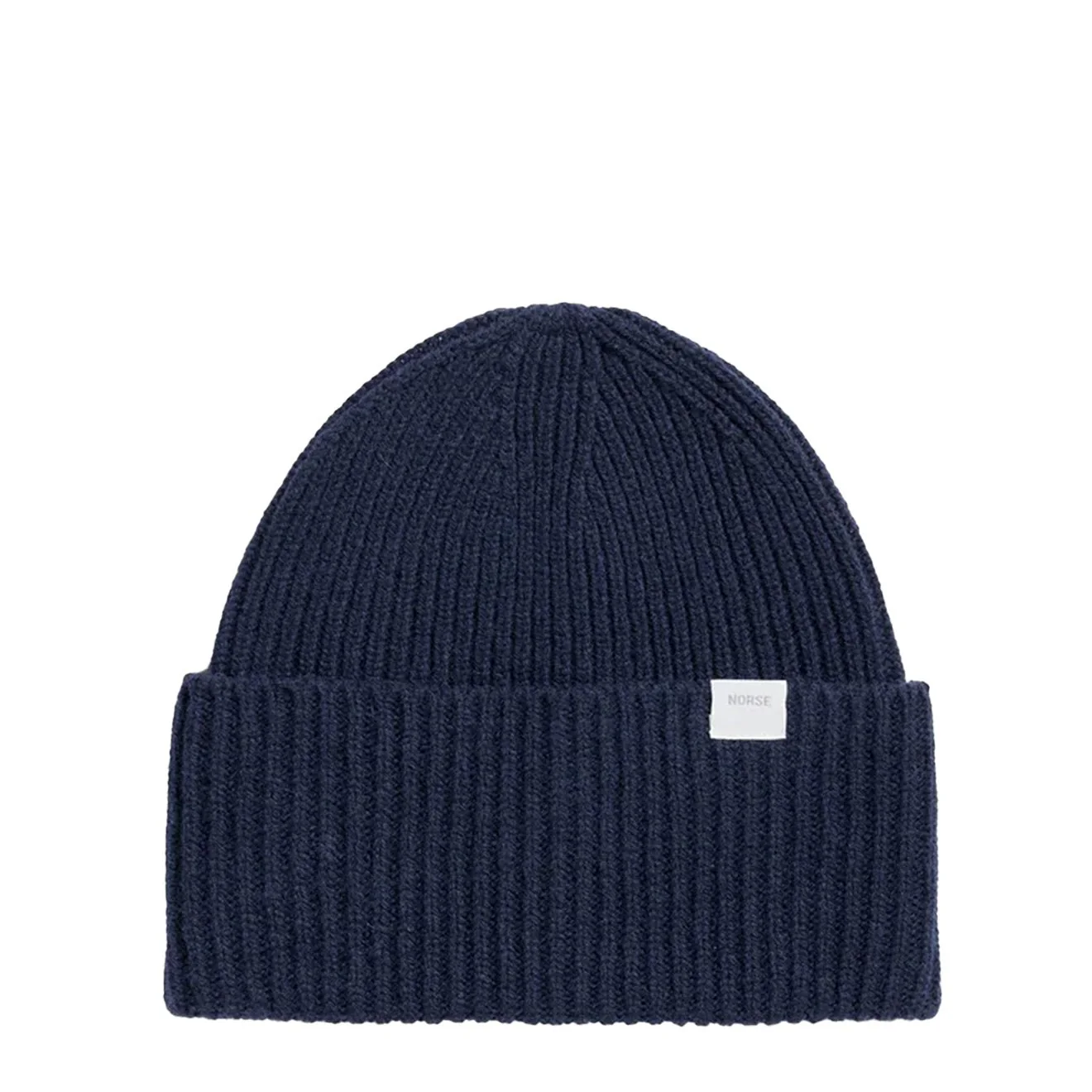 Norse Projects Norse Standard Merino Lambswool Beanie Dark Navy