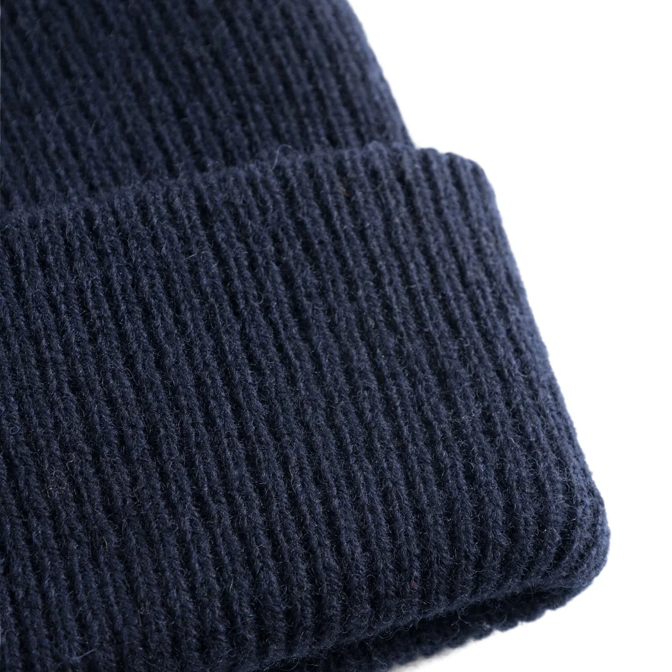 Norse Projects Norse Standard Merino Lambswool Beanie Dark Navy - Image 5