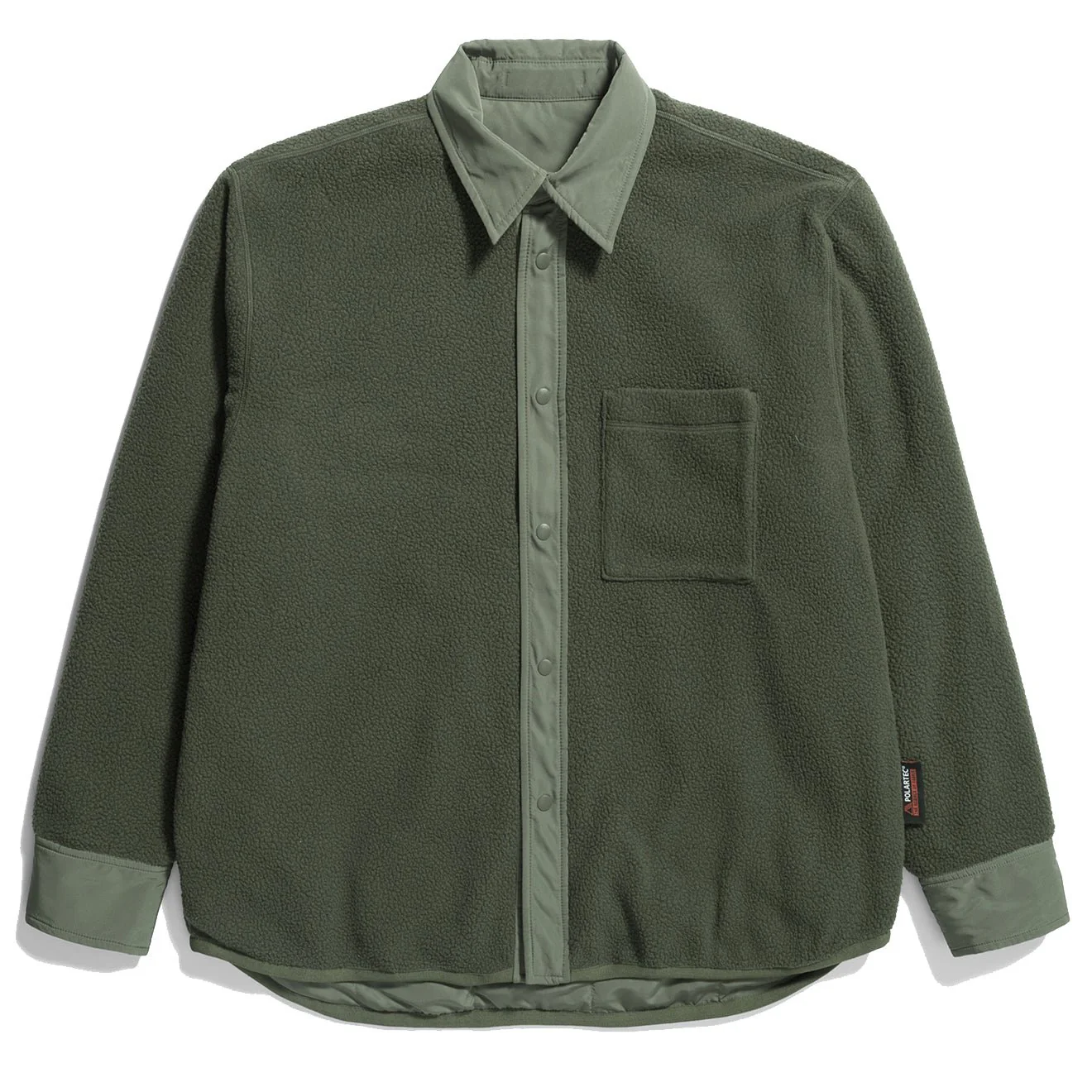 Norse Projects Ulrik Reversible Fleece Overshirt Ivy Green