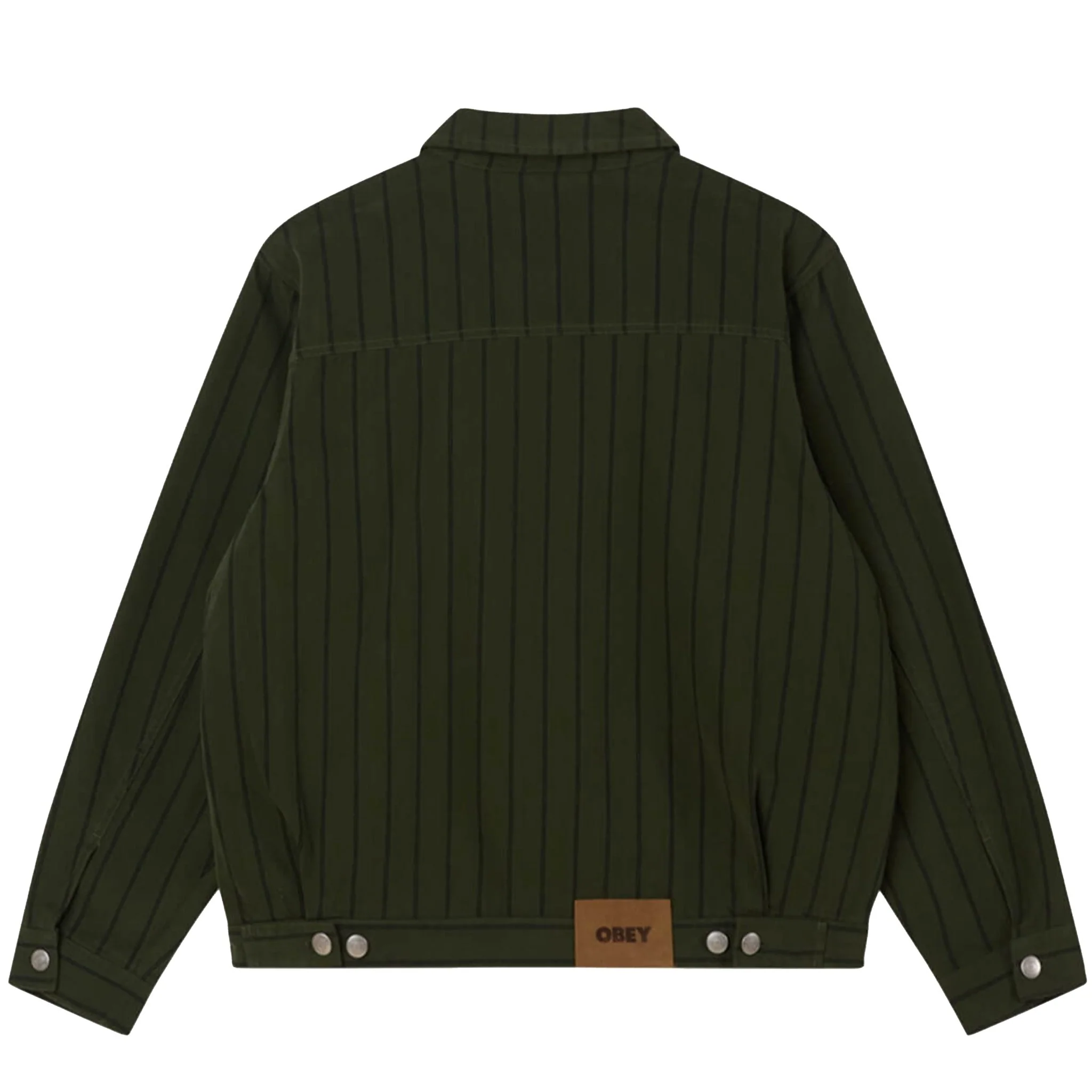 Obey Stripe Zip Up Jacket Duffle Bag Multi - Image 2