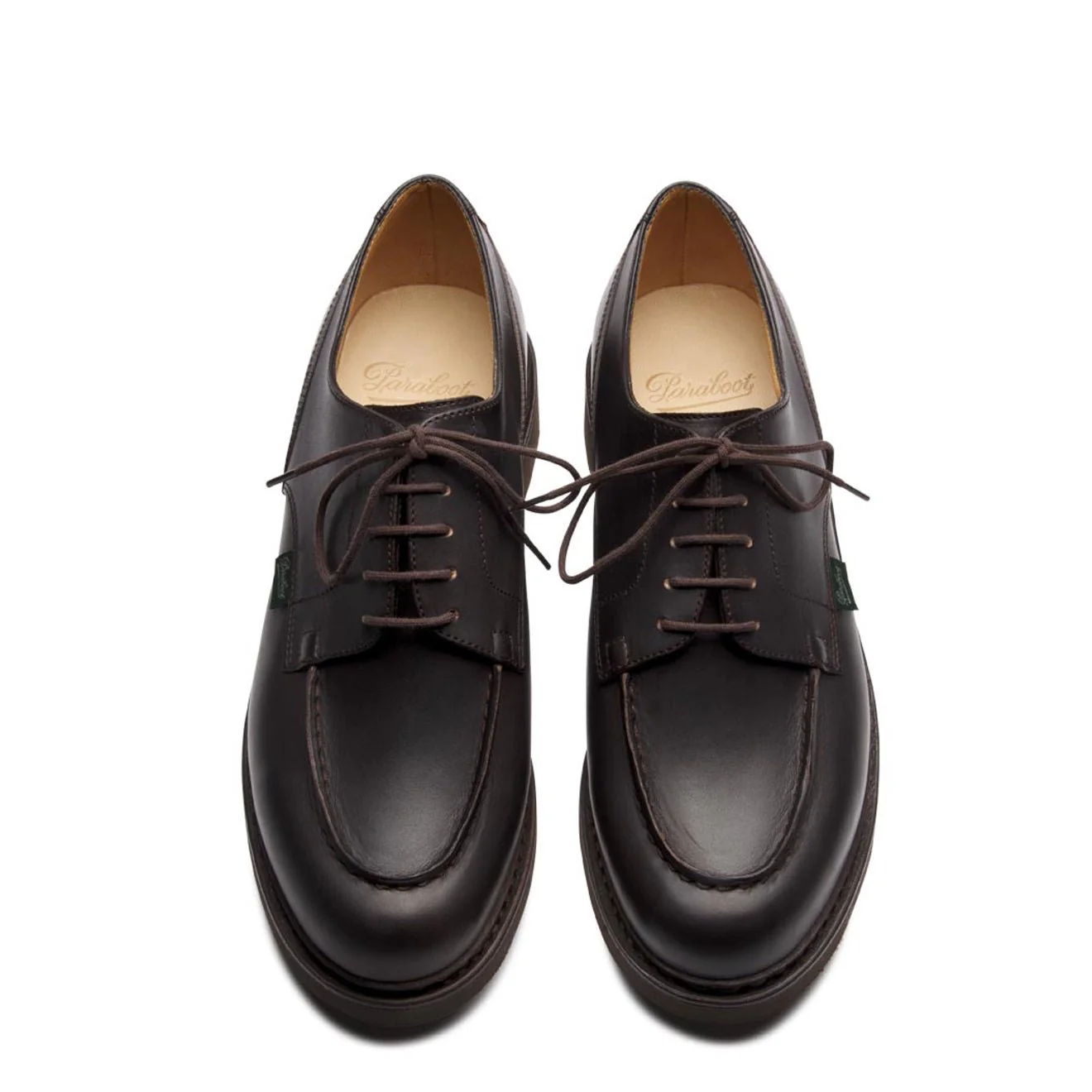 Paraboot Chambord Tex Shoe Marron Lisse Cafe - Image 3