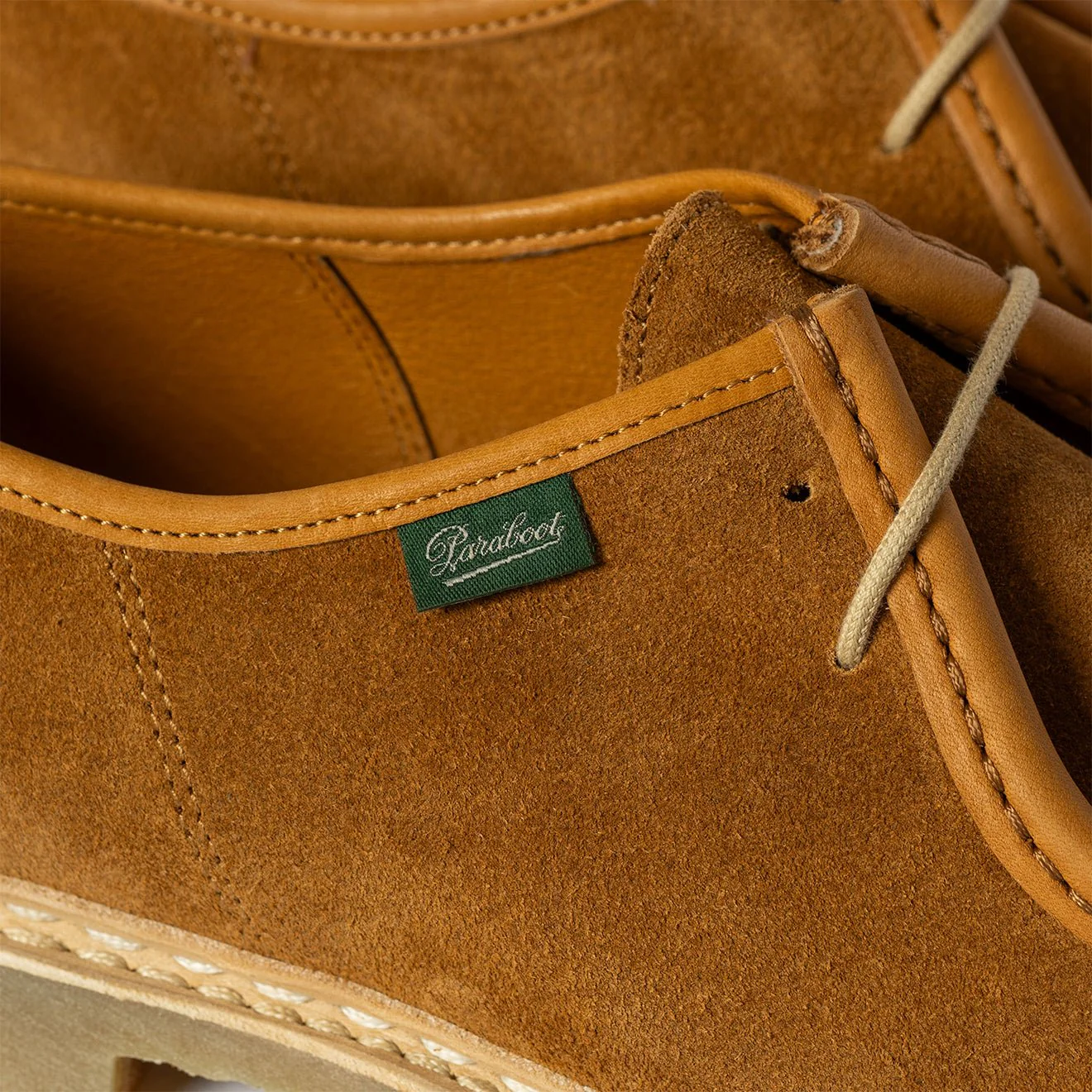 Paraboot Micka Shoe Suede Ario Honey / Vel Whisky - Image 6