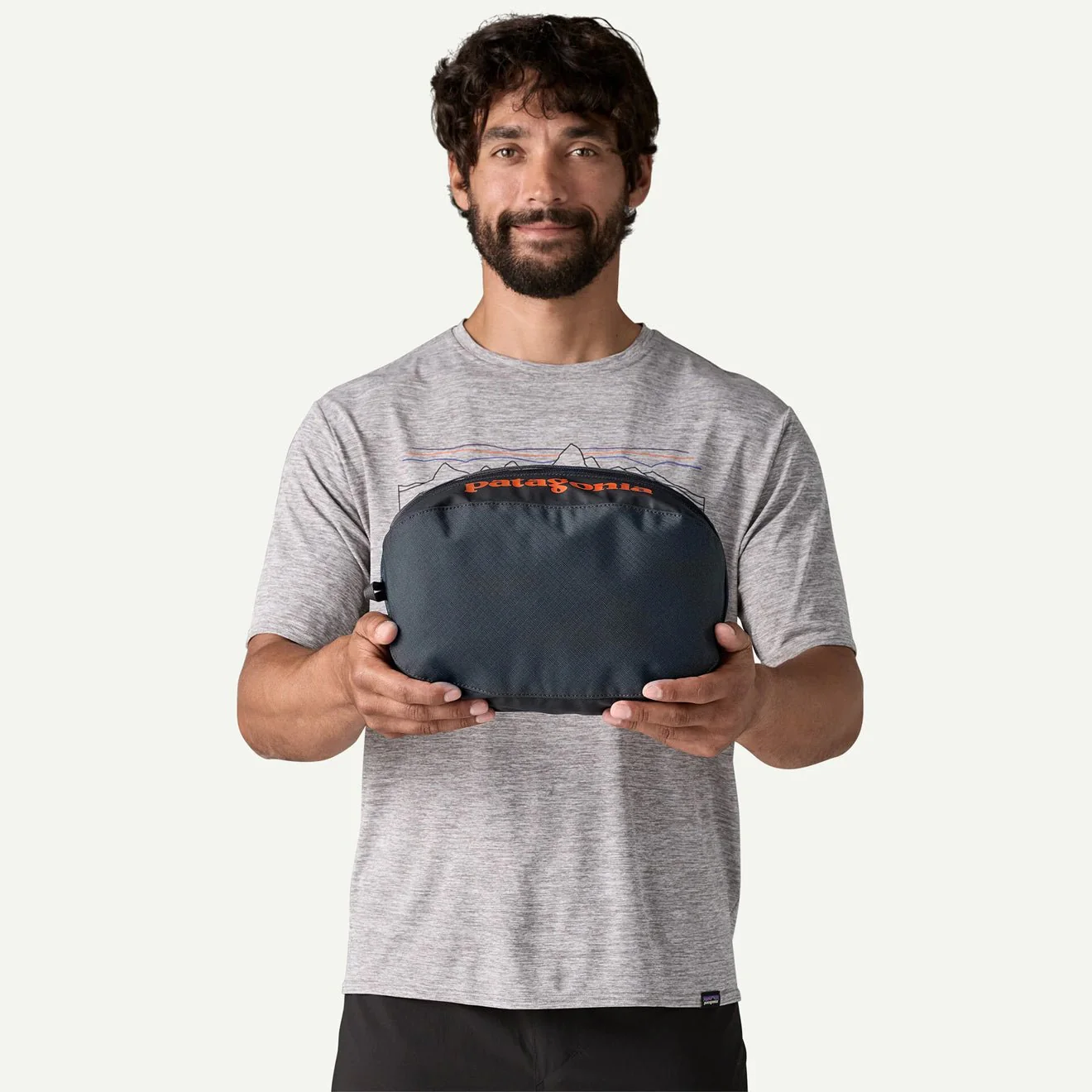 Patagonia Black Hole Cube 6L Smolder Blue w/Amanita Red - Image 3