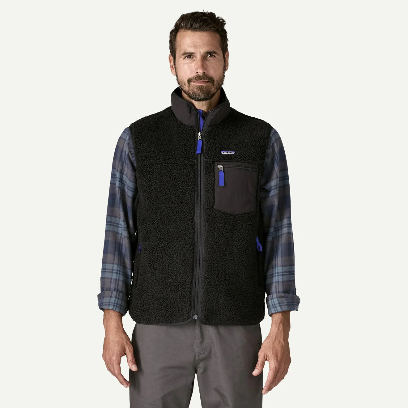 Patagonia Classic Retro-X Fleece Vest Black - Image 2