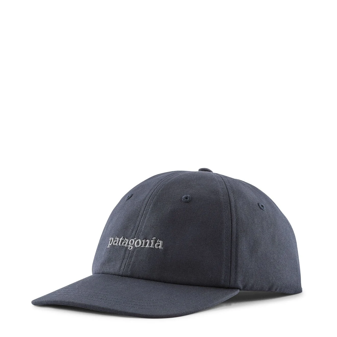 Patagonia Fitz Roy Icon Trad Cap Text Logo Smolder Blue