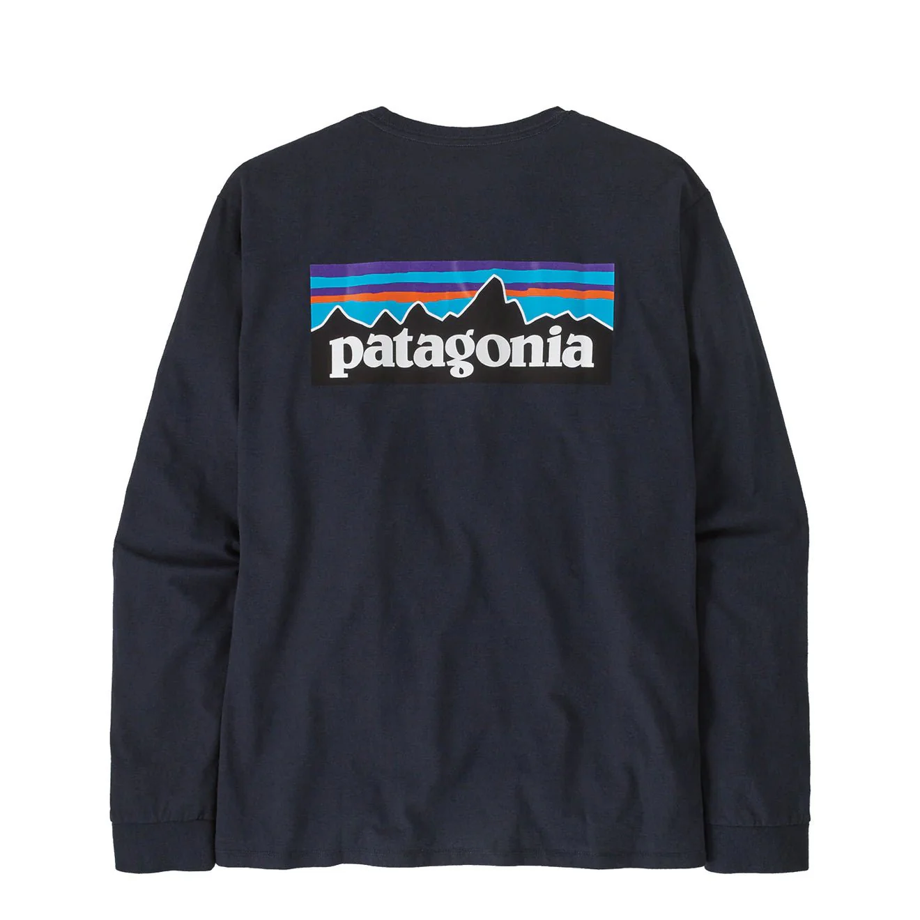 Patagonia L/S P-6 Logo Responsibili-Tee New Navy - Image 2