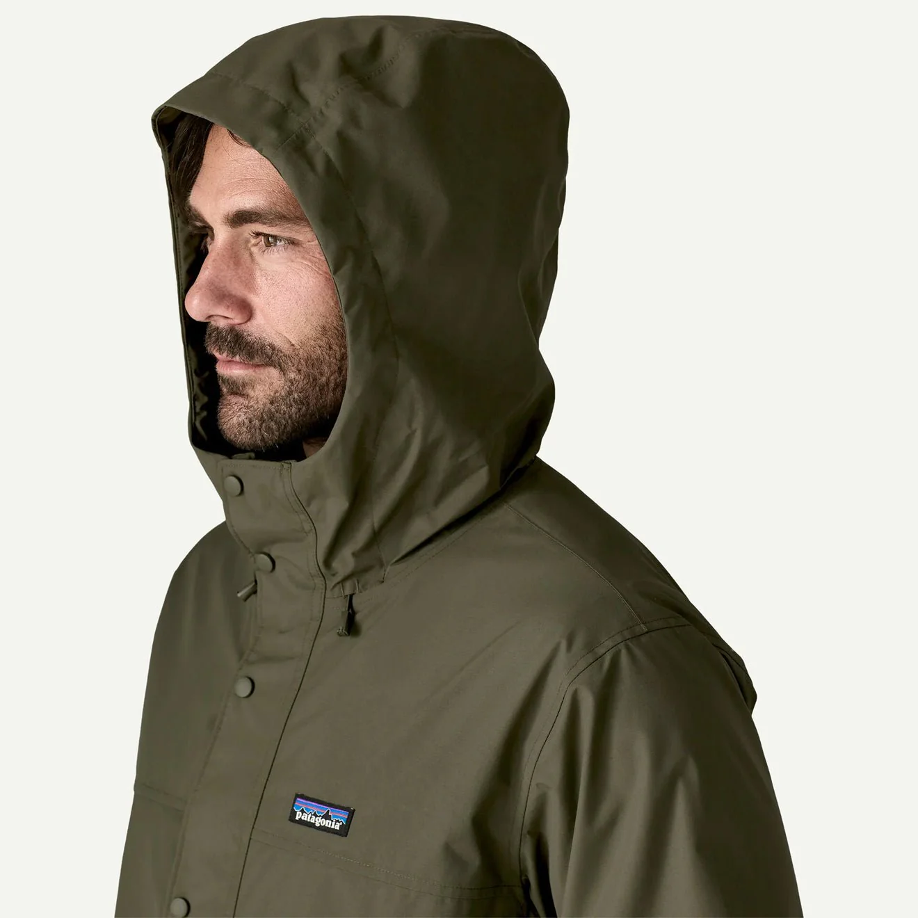 Patagonia Outdoor Everyday Rain Jacket Basin Green - Image 6