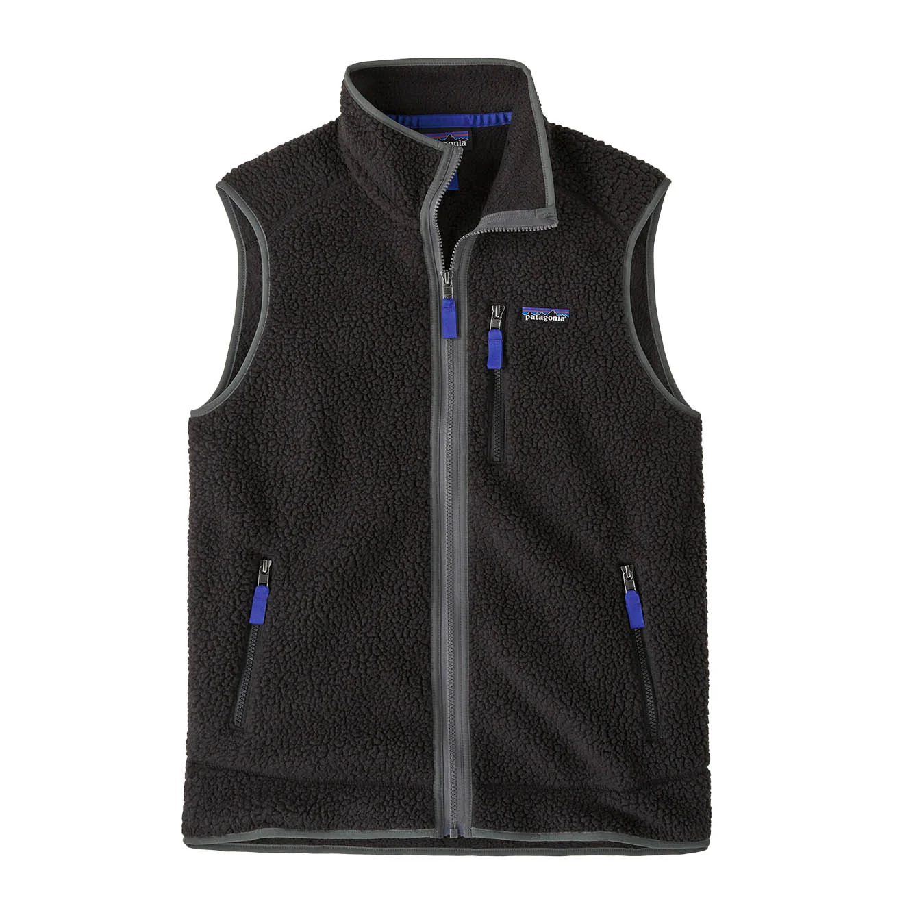 Patagonia Retro Pile Fleece Vest Black / Forge Grey
