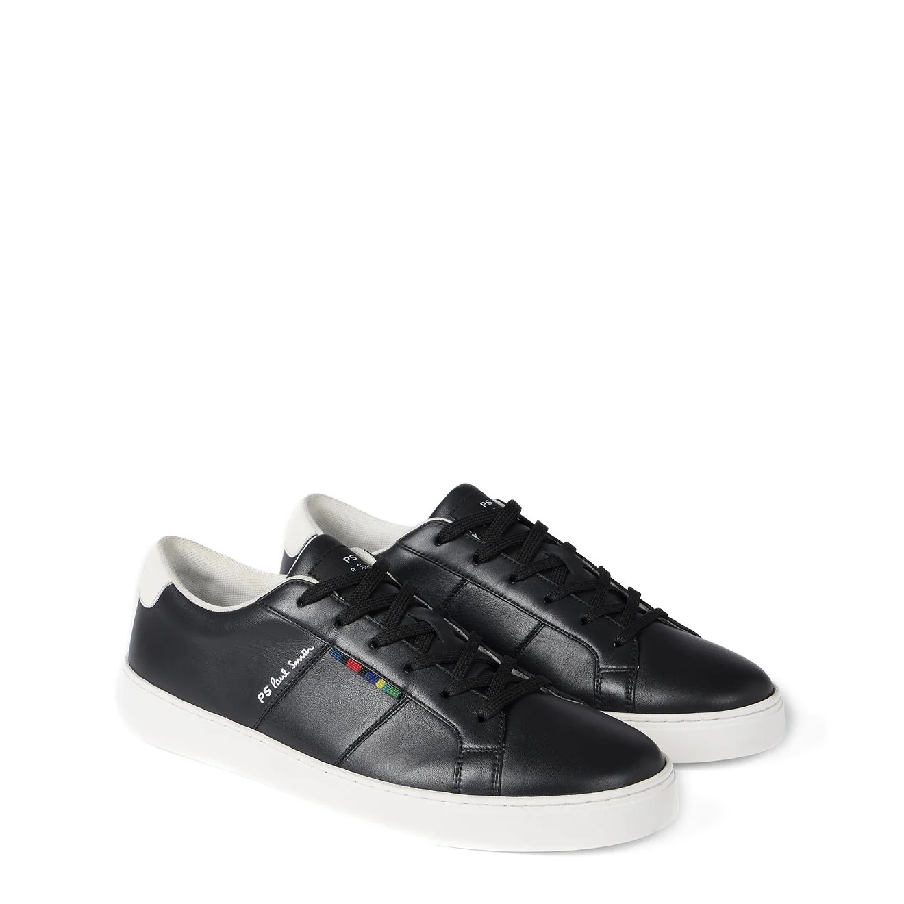 Paul Smith Leather Beech Trainers Black - Image 2
