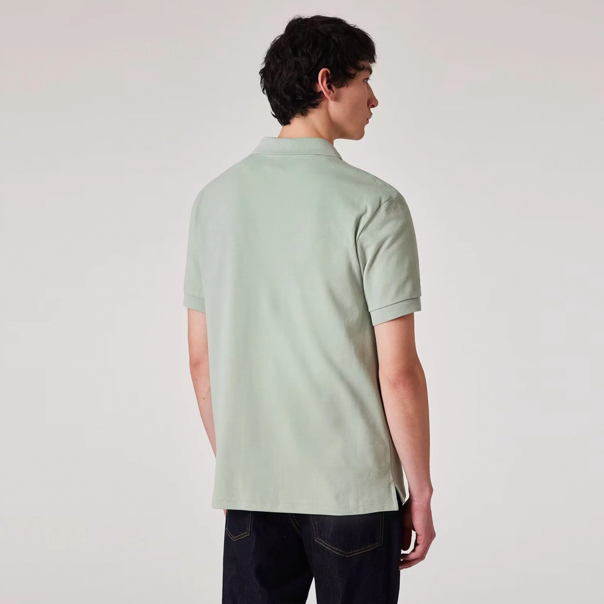 Paul Smith Organic Cotton Zebra Polo Shirt Sage Green - Image 5
