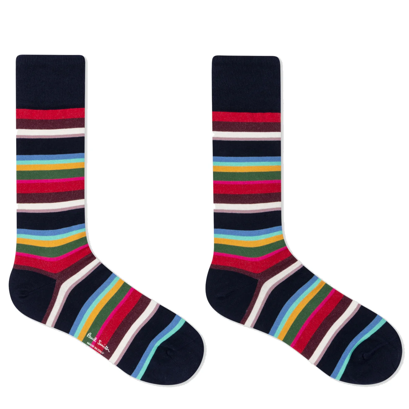 Paul Smith Sock Franklin Stripe Navy - Image 2