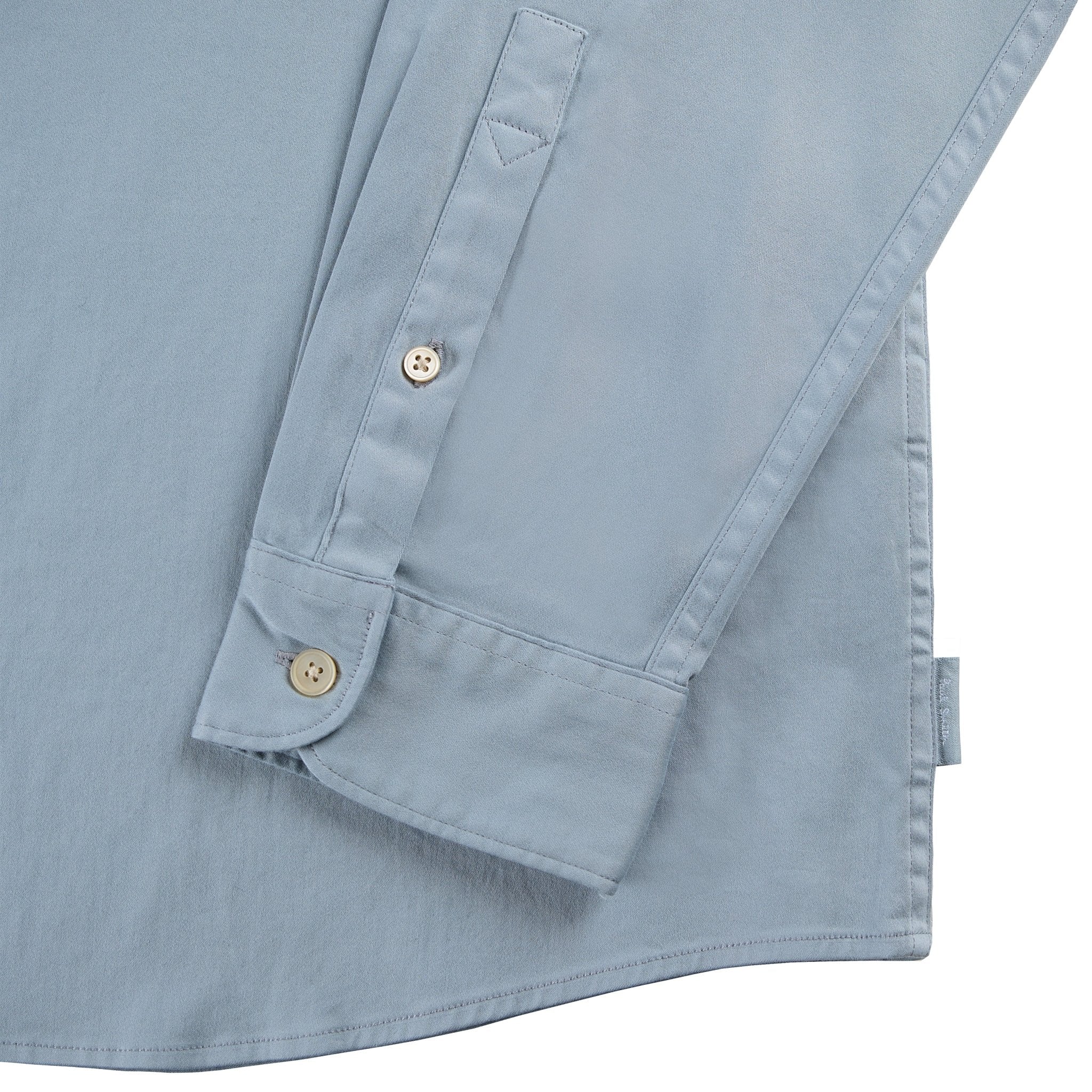 Paul Smith Soft Touch Cotton Shirt Blue - Image 3