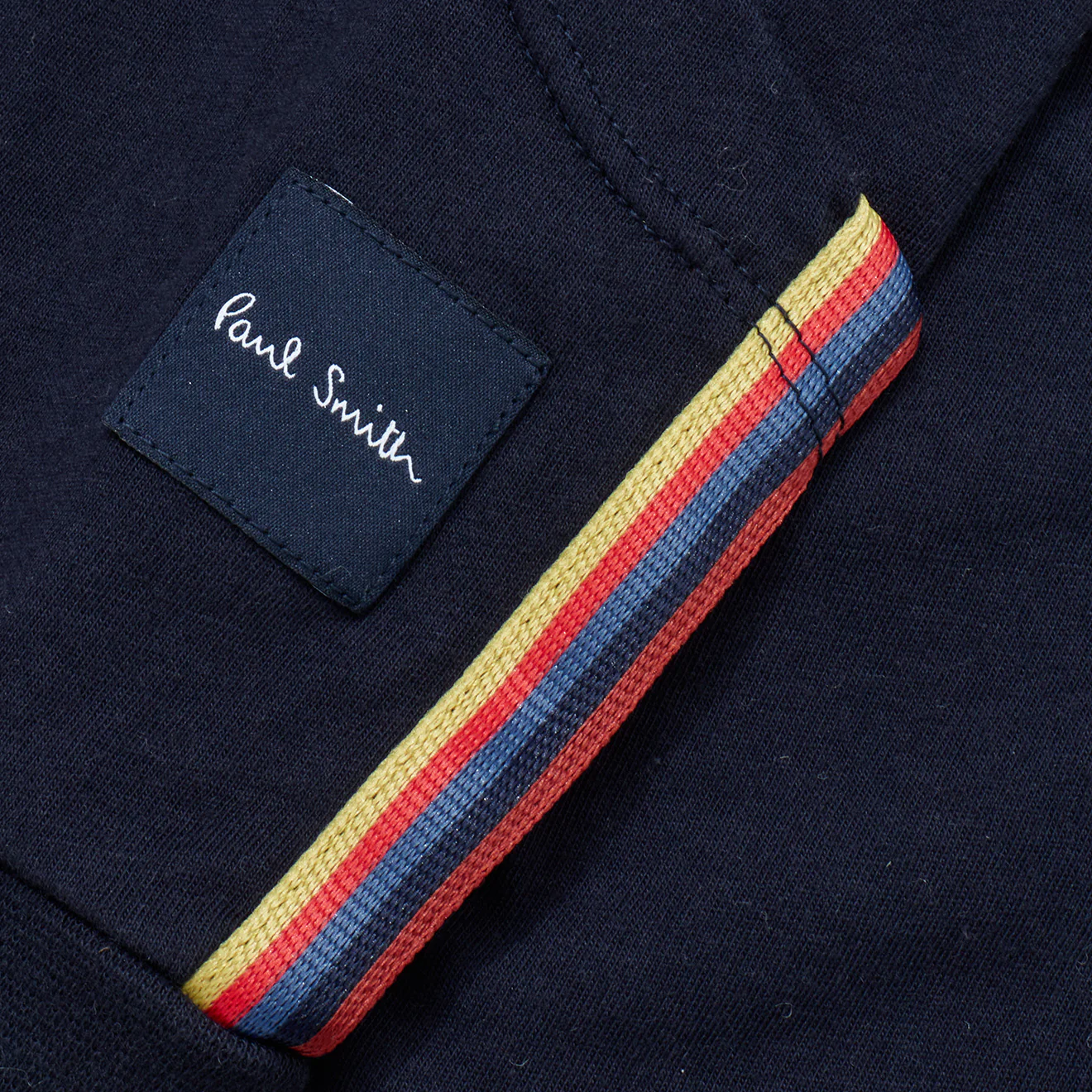 Paul Smith Zip Lounge Hoodie Inky Blue - Image 3