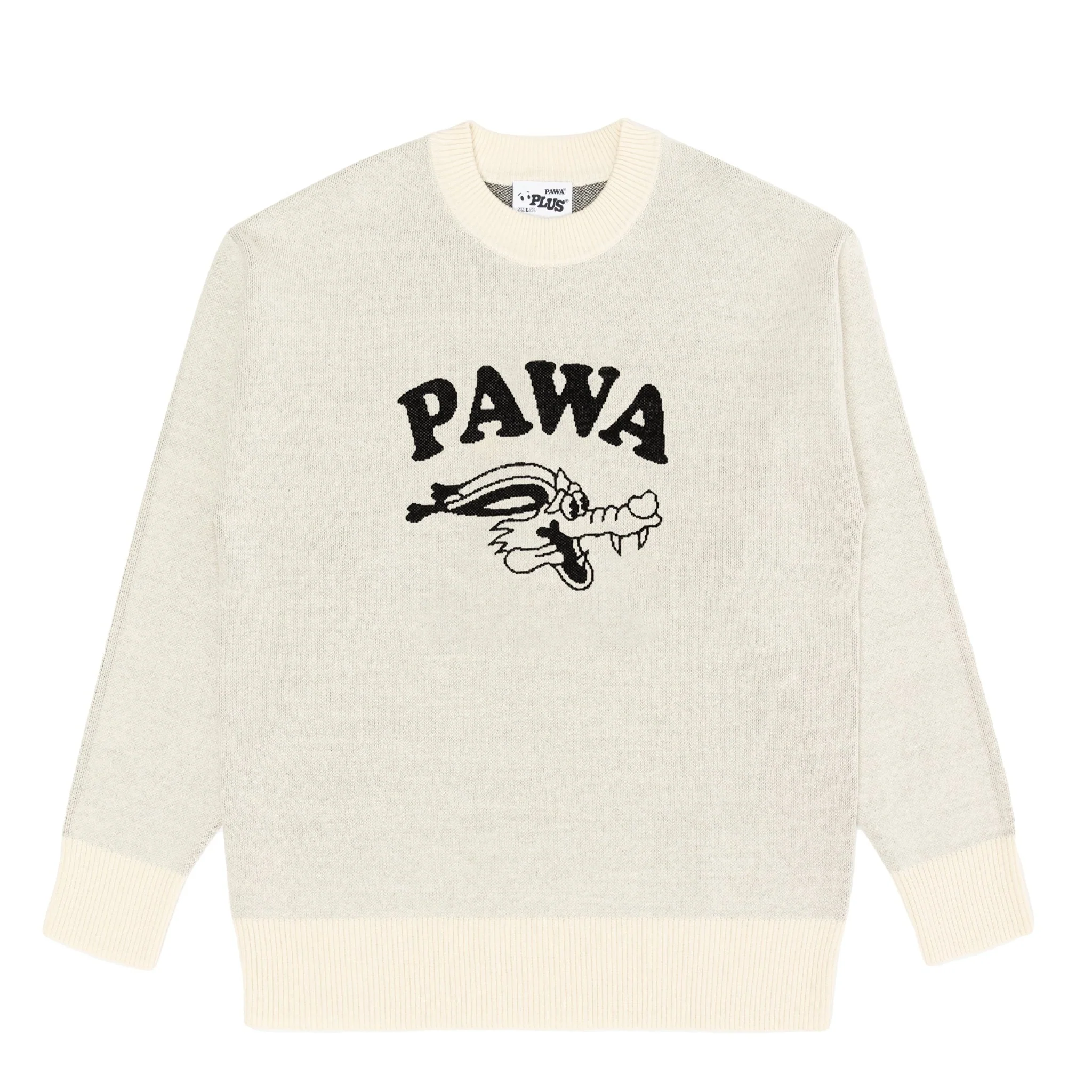 Pawa Speed Sports Doggo Knit Sweater Cream
