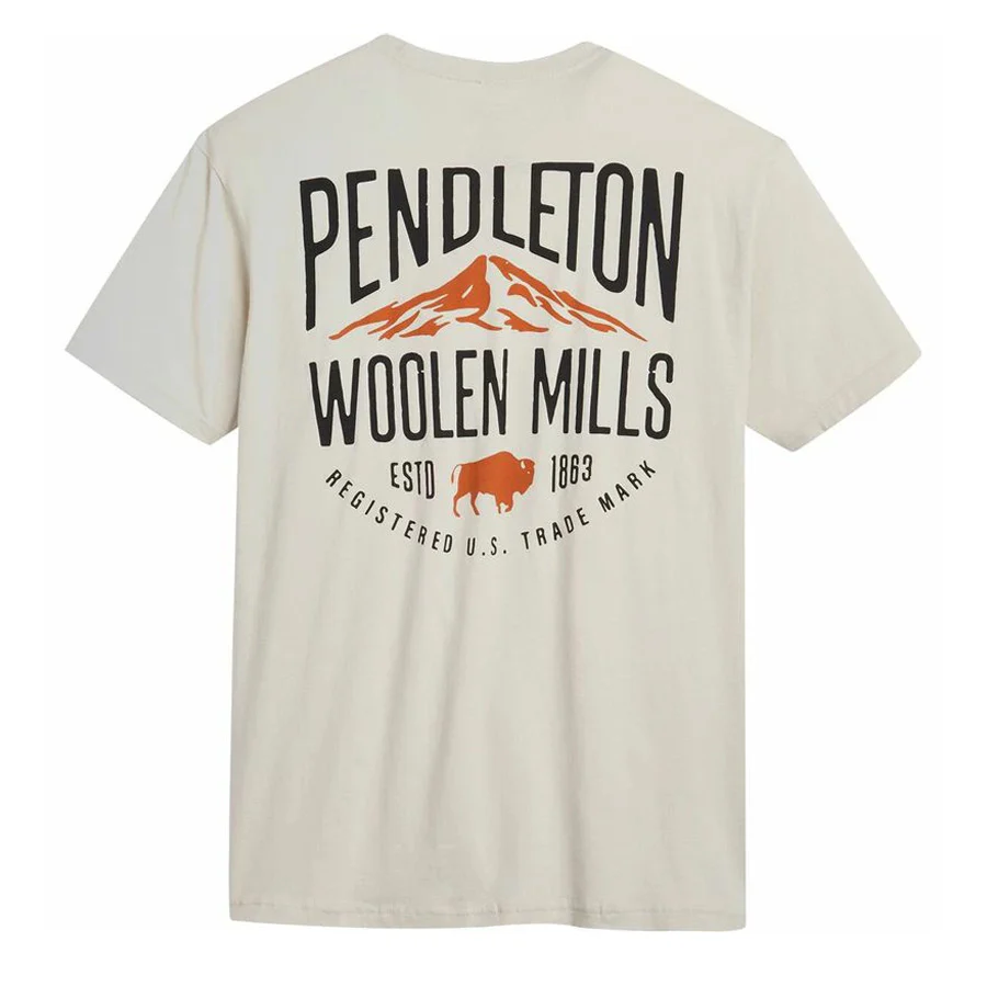 Pendleton Oversized Logo Graphic Tee Sand / Black - Image 2
