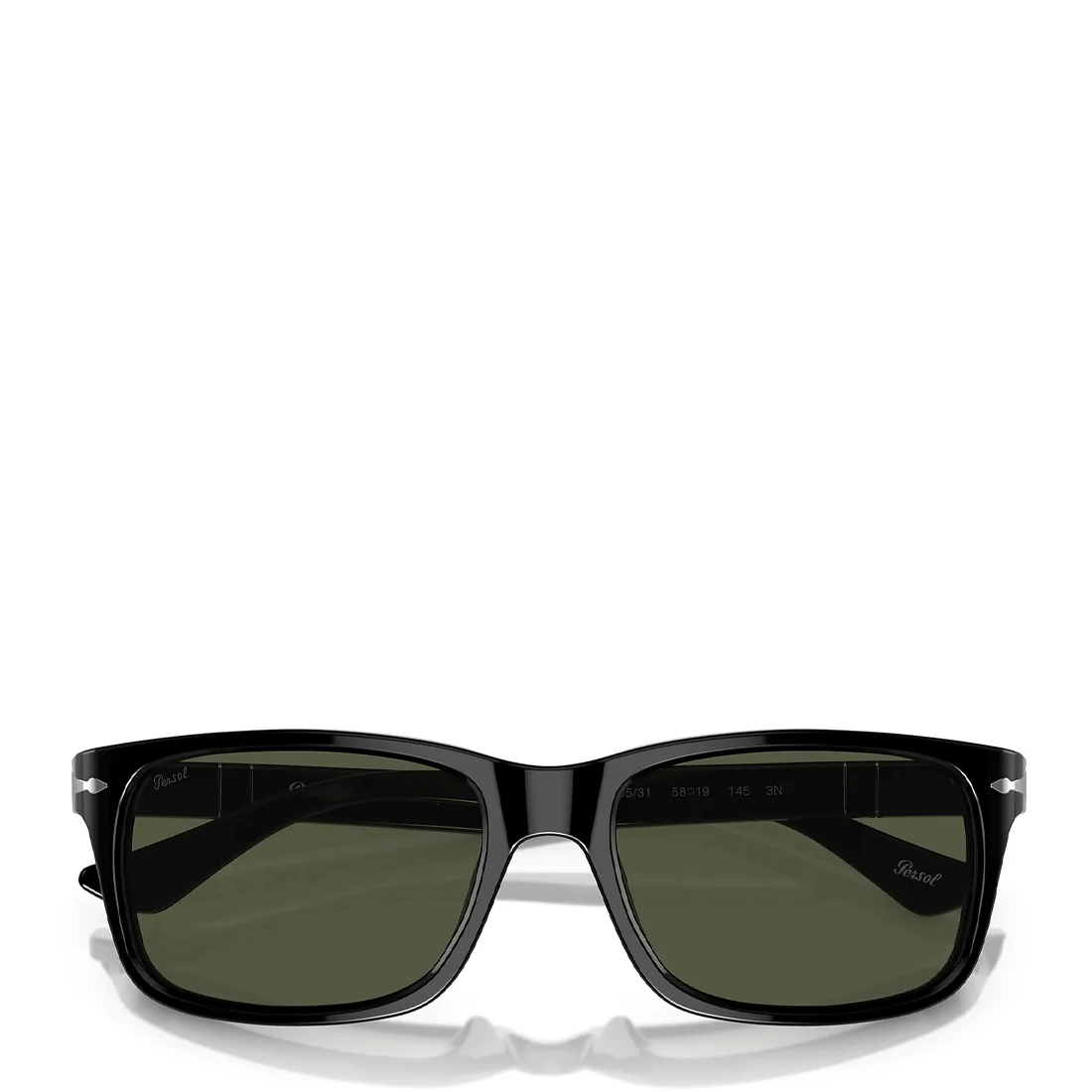 Persol 0PO3048S 900058 58 Sunglasses Black / Green Polarized - Image 5