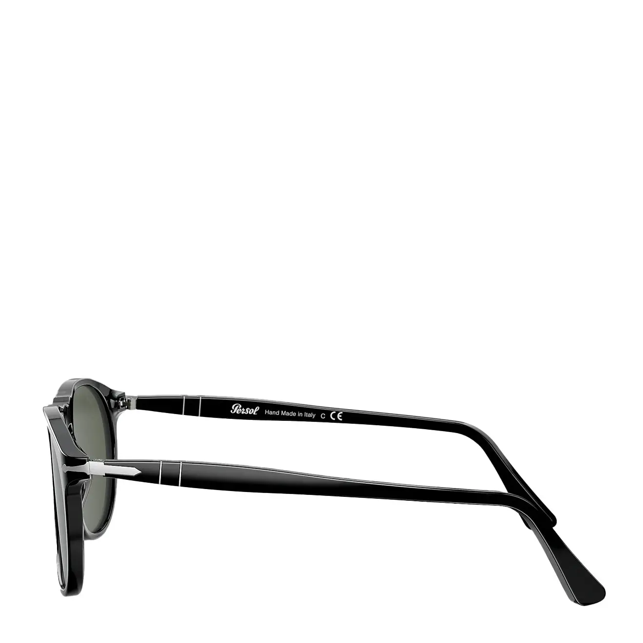 Persol 0PO9649S 95/31 55 Sunglasses Black / Green - Image 3