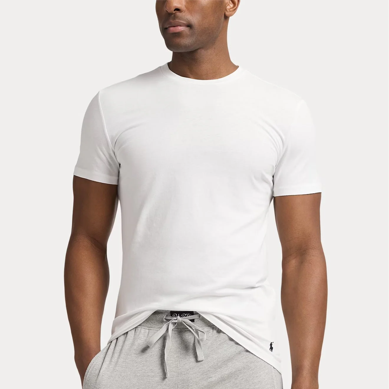 Polo Ralph Lauren 3-Pack S/S Crew Undershirt Navy / Barclay Heather / White - Image 3