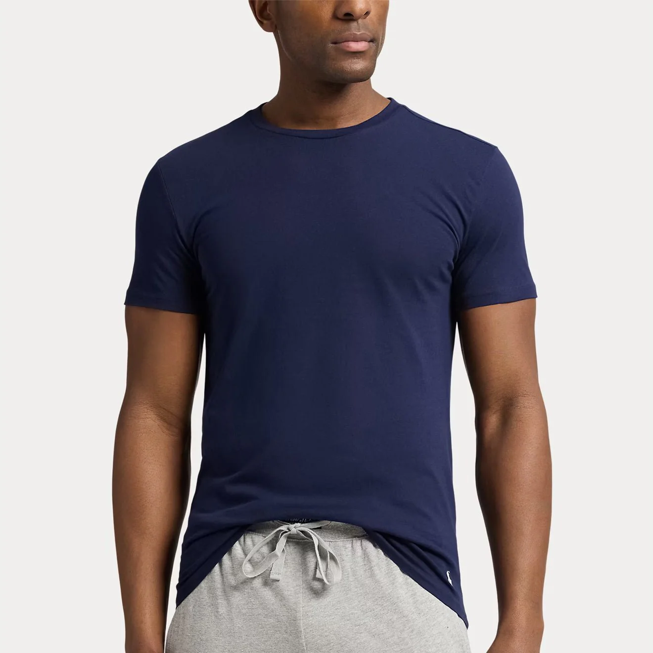 Polo Ralph Lauren 3-Pack S/S Crew Undershirt Navy / Barclay Heather / White - Image 4