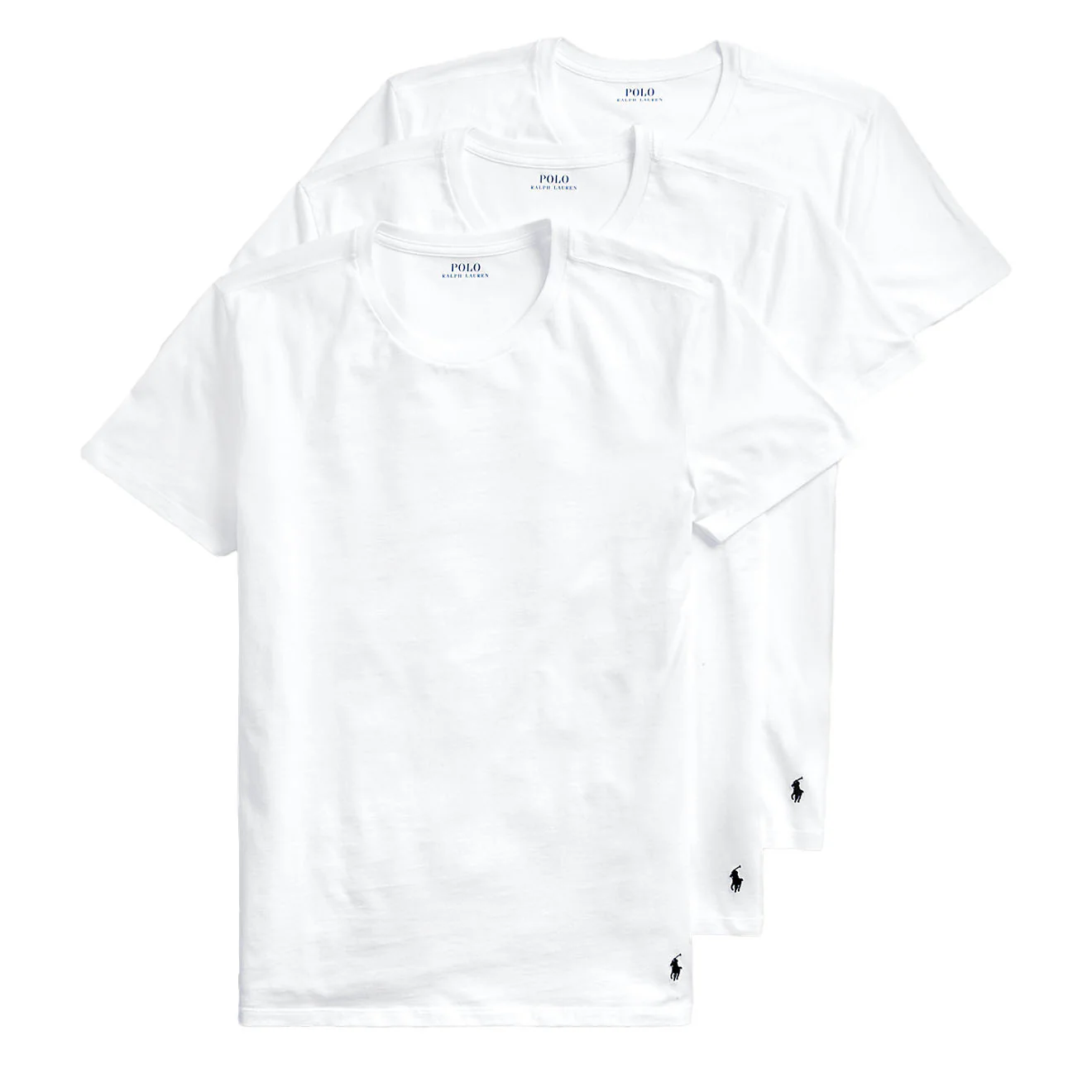 Polo Ralph Lauren 3-Pack S/S Crew Undershirt White