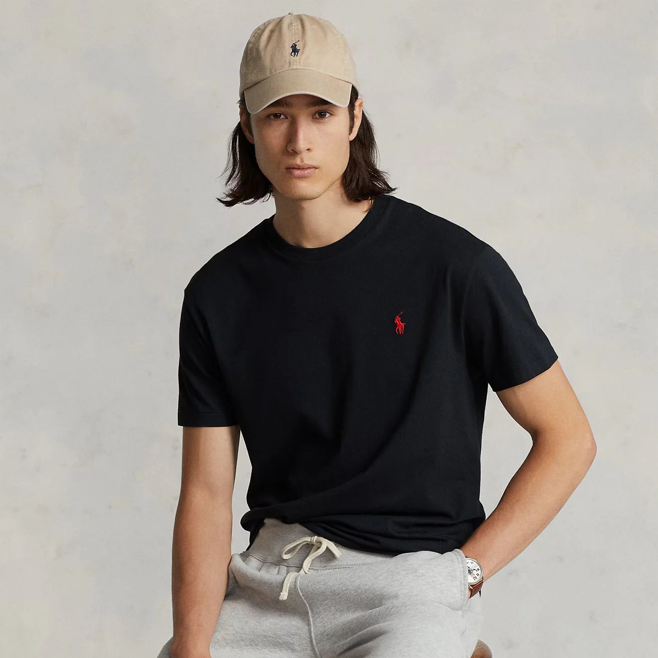 Polo Ralph Lauren Classic Fit T-Shirt RL Black - Image 2