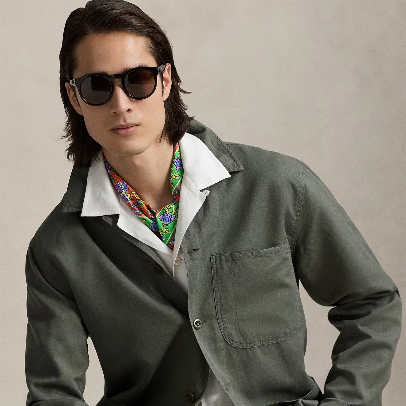 Polo Ralph Lauren Long Sleeve Sport Shirt New Olive - Image 5