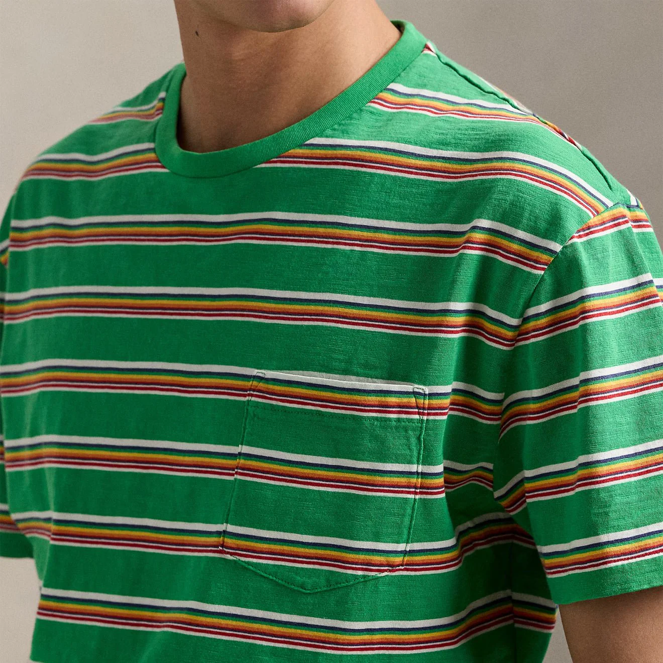 Polo Ralph Lauren Short Sleeve T Shirt Classic Stem Multi - Image 3