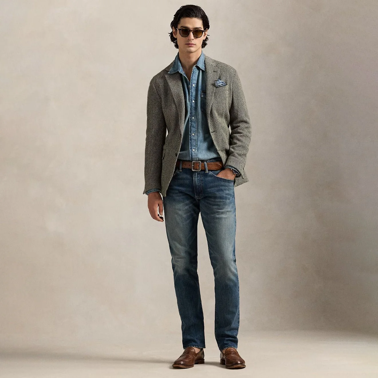 Polo Ralph Lauren Slub Denim Western Shirt RL Western - Image 4