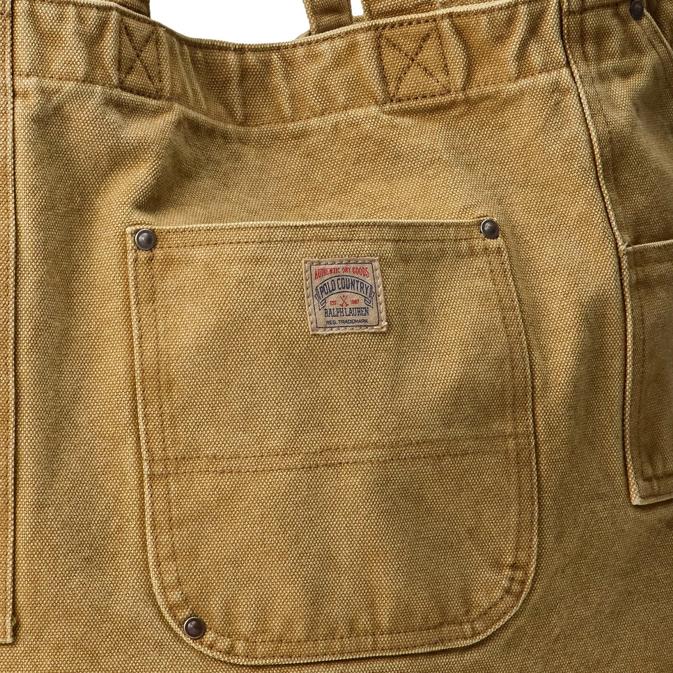 Polo Ralph Lauren Workwear Tote Large Montana Khaki - Image 5
