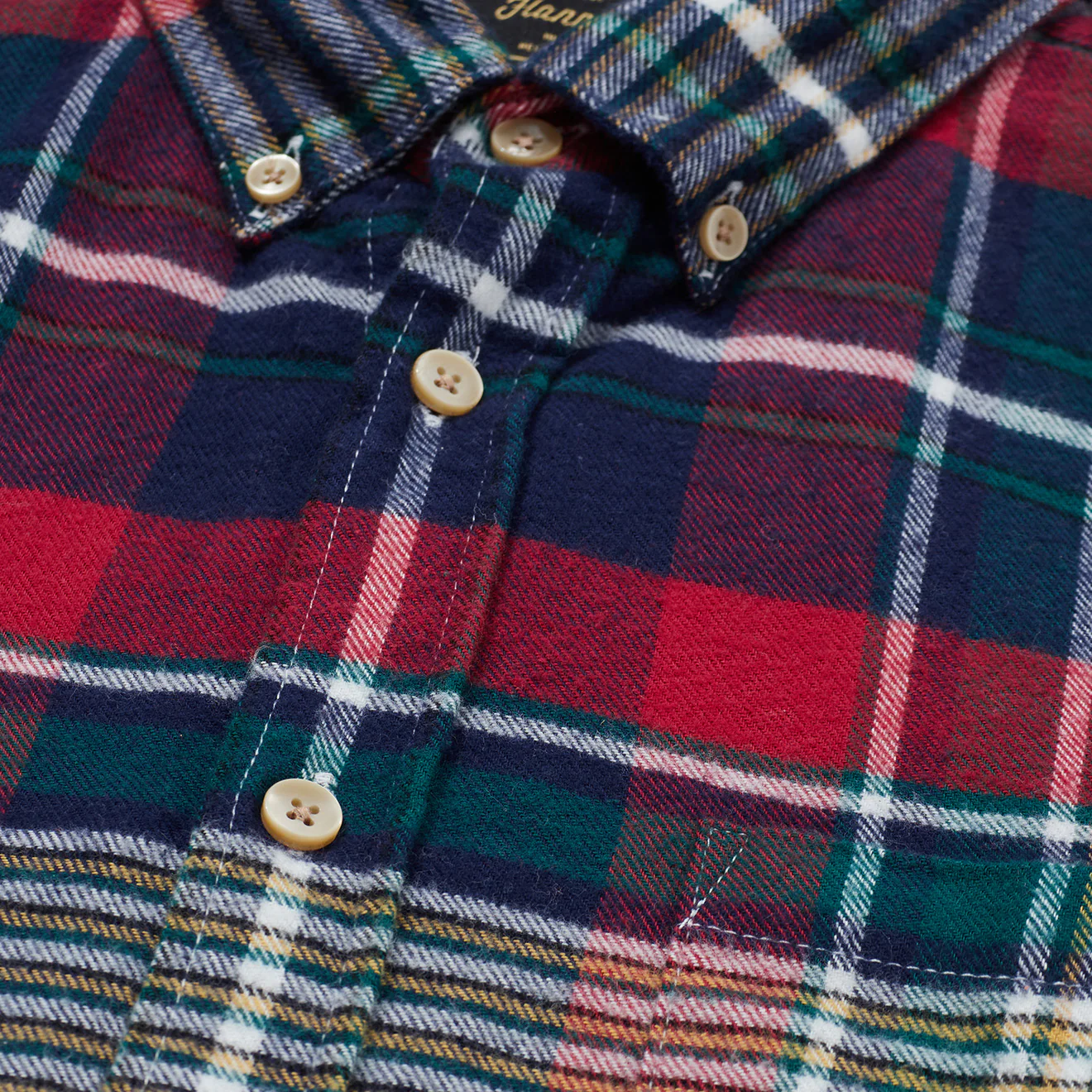 Portuguese Flannel Button Down Tolly Shirt Red / Blue / Green - Image 3