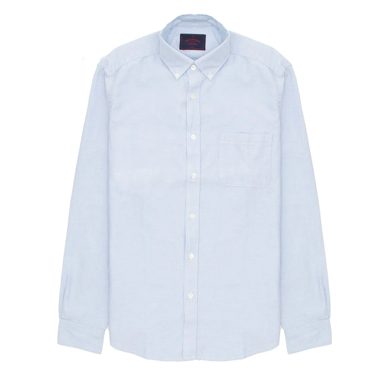 Portuguese Flannel L/S Oxford Button Down Belavista Shirt Sky