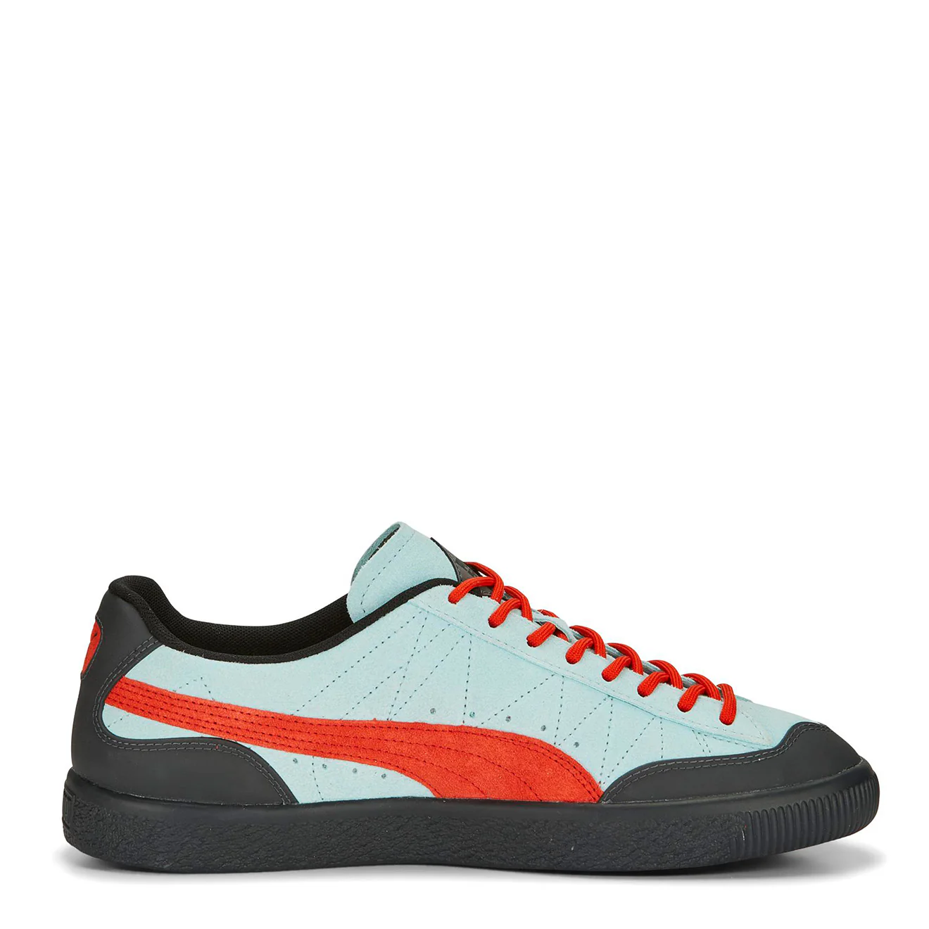 Puma Clyde Rubber PAM Trainer Light Aqua / Warm Earth - Image 4