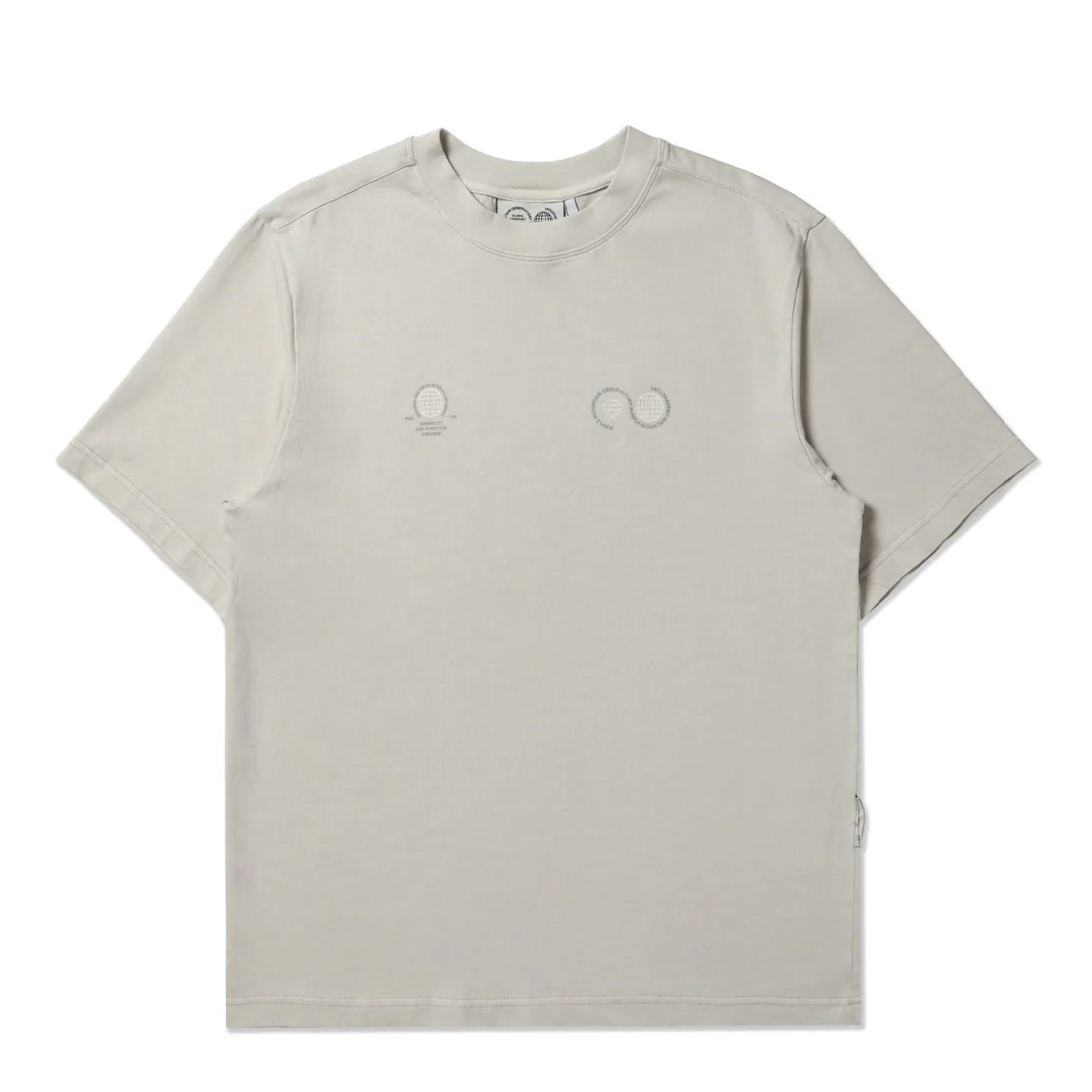 Purple Mountain Observatory Globe SS Tee Grey