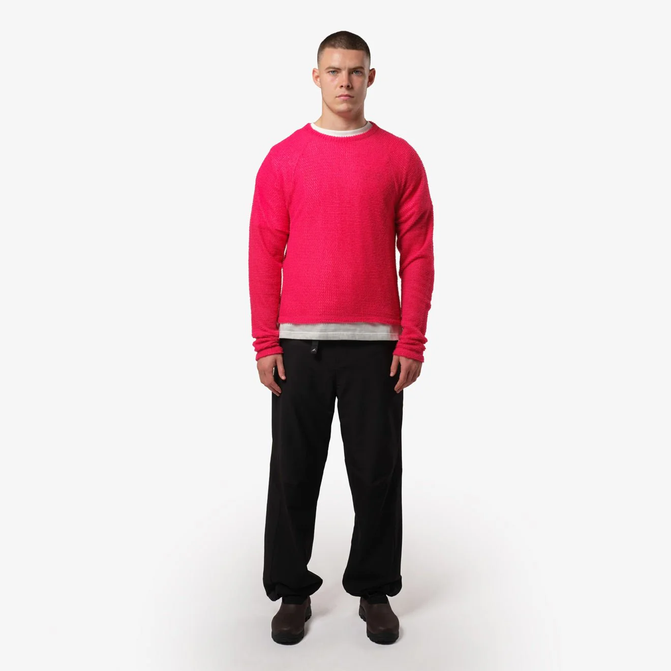 Purple Mountain Observatory Polartec Alpha Pullover Raspberry - Image 3