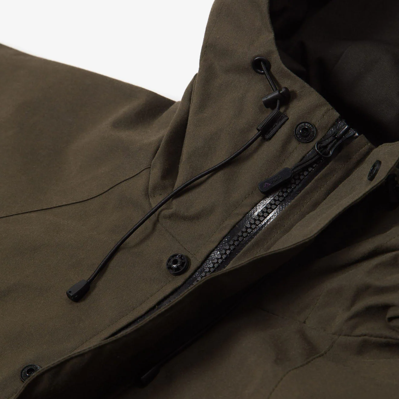 Purple Mountain Observatory Waxed Cygnus Jacket Washwax Khaki - Image 2