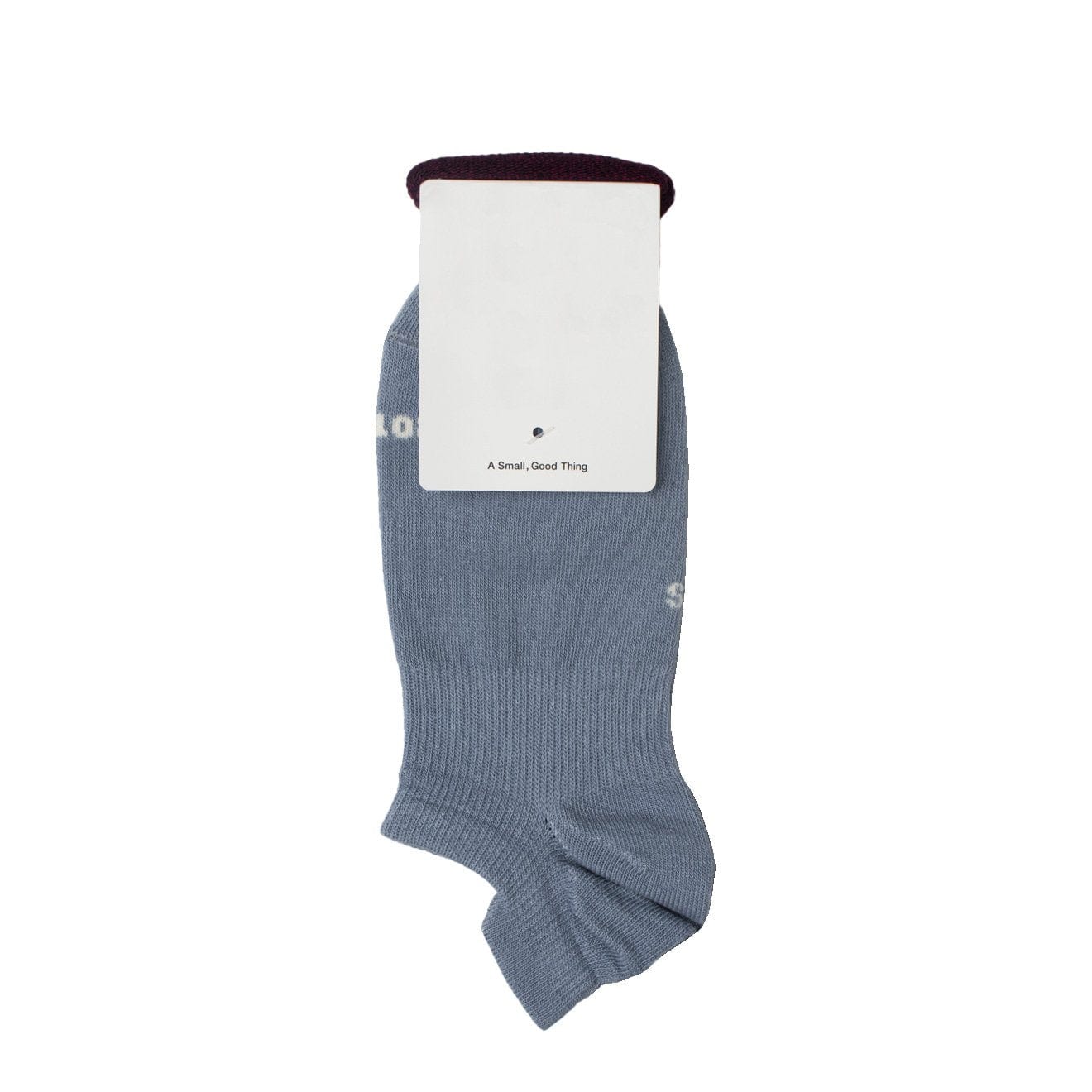 Rototo Sneaker Foot Cover Organic Socks Light Blue - Image 2