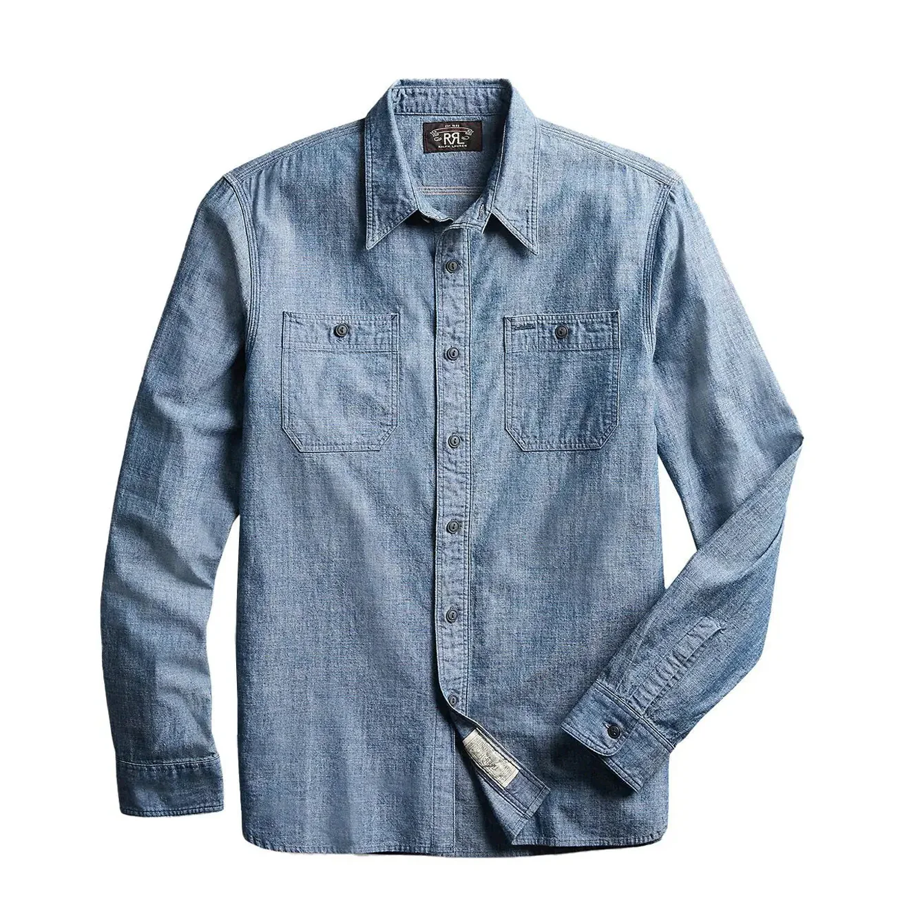 RRL by Ralph Lauren Cameron Workshirt Chambray L/S Rinse