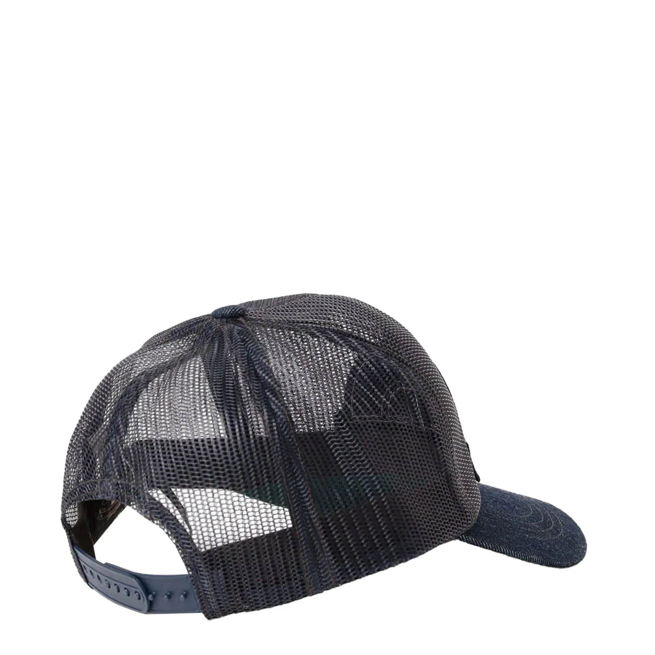 RRL By Ralph Lauren Denim-Bill Mesh Trucker Cap Navy - Image 3