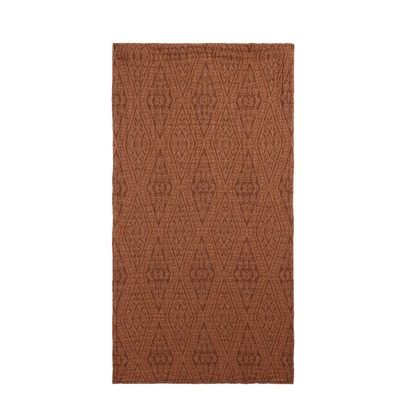 RRL By Ralph Lauren Double-Faced Cotton Jacquard Scarf Red Multi - Image 3
