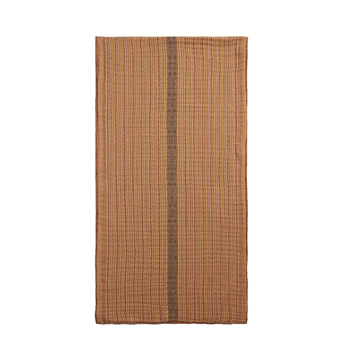 RRL By Ralph Lauren Double-Faced Cotton Jacquard Scarf Red Multi - Image 4
