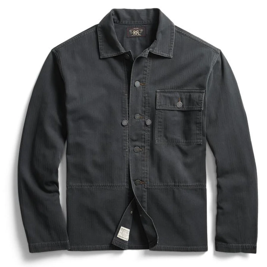 RRL by Ralph Lauren Finn Overshirt Black