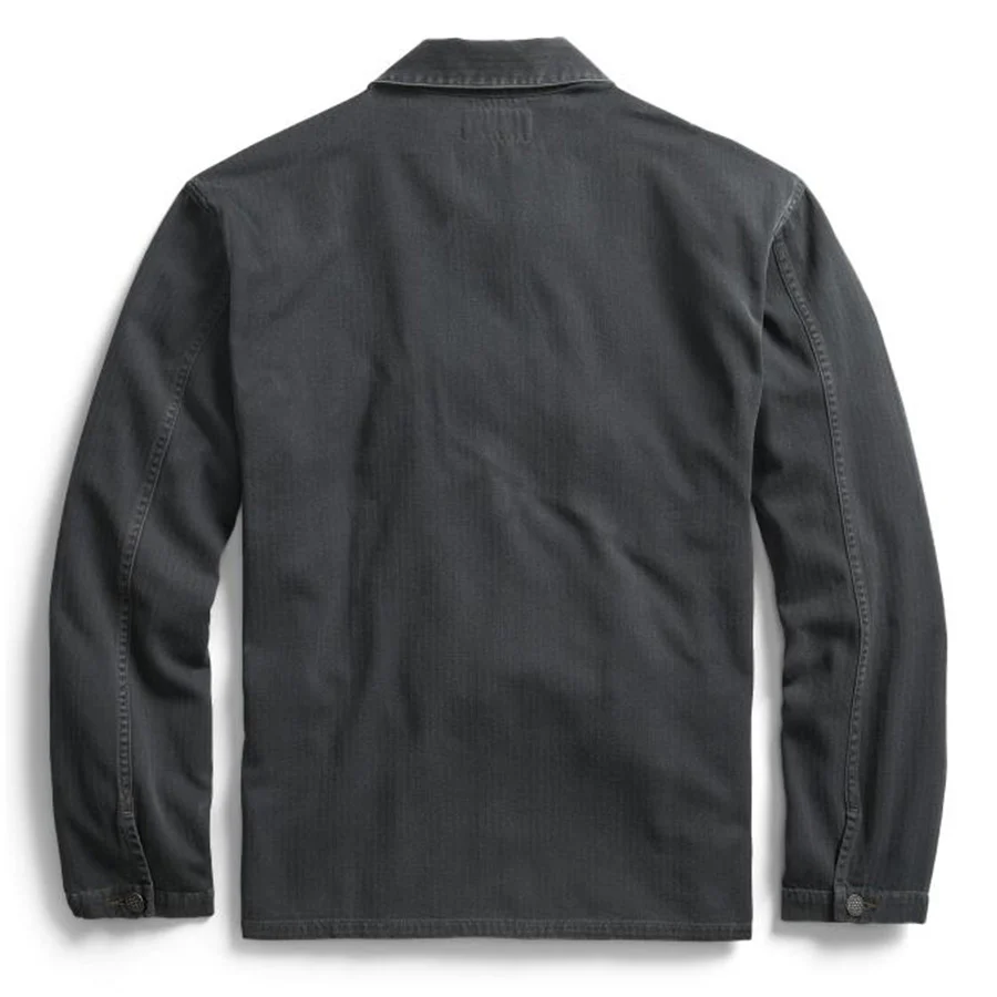 RRL by Ralph Lauren Finn Overshirt Black - Image 2