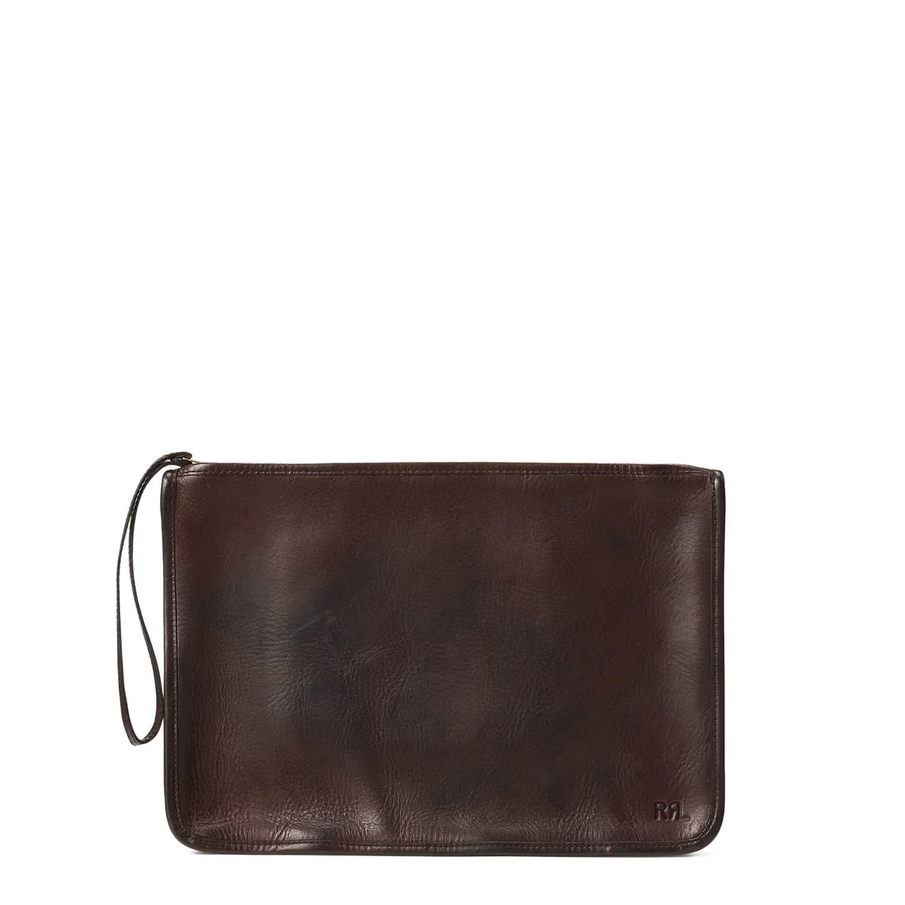 RRL By Ralph Lauren Flat Pouch Pouch Medium Dark Brown