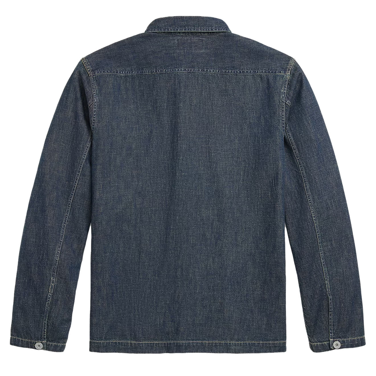 RRL By Ralph Lauren Indigo Denim Overshirt Dark Wash - Image 2